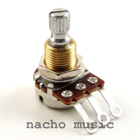 Bourns 500K Mini Split Shaft Audio Taper Potentiometer