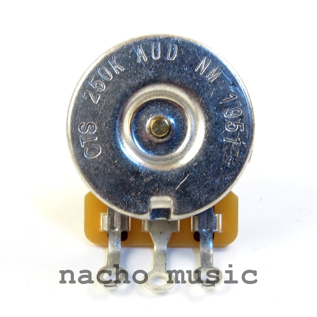 CTS 250k Audio / ヴィンテージギターパーツ CTS 250k Dimple Vintage Audio Taper (LOG) Guitar Potentiometer